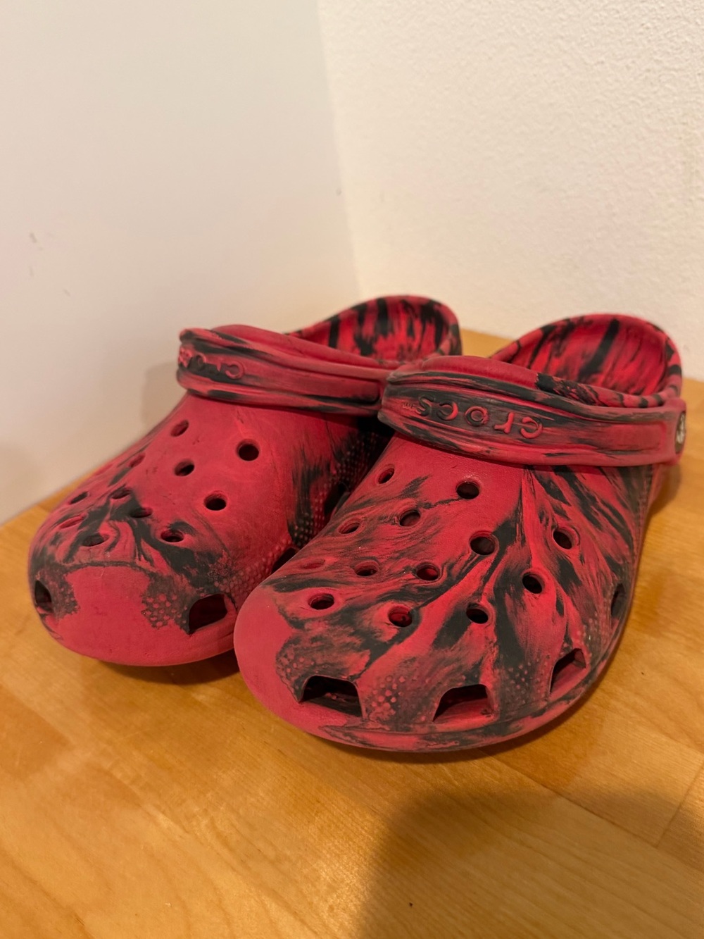 Crocs- Kids Red and Black
